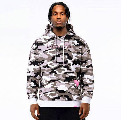 Hoodie Camo Limited Edition — Beige/Rose, face