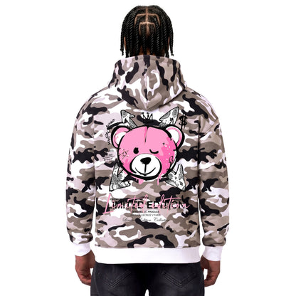 Hoodie Camo Limited Edition — Beige/Rose, dos