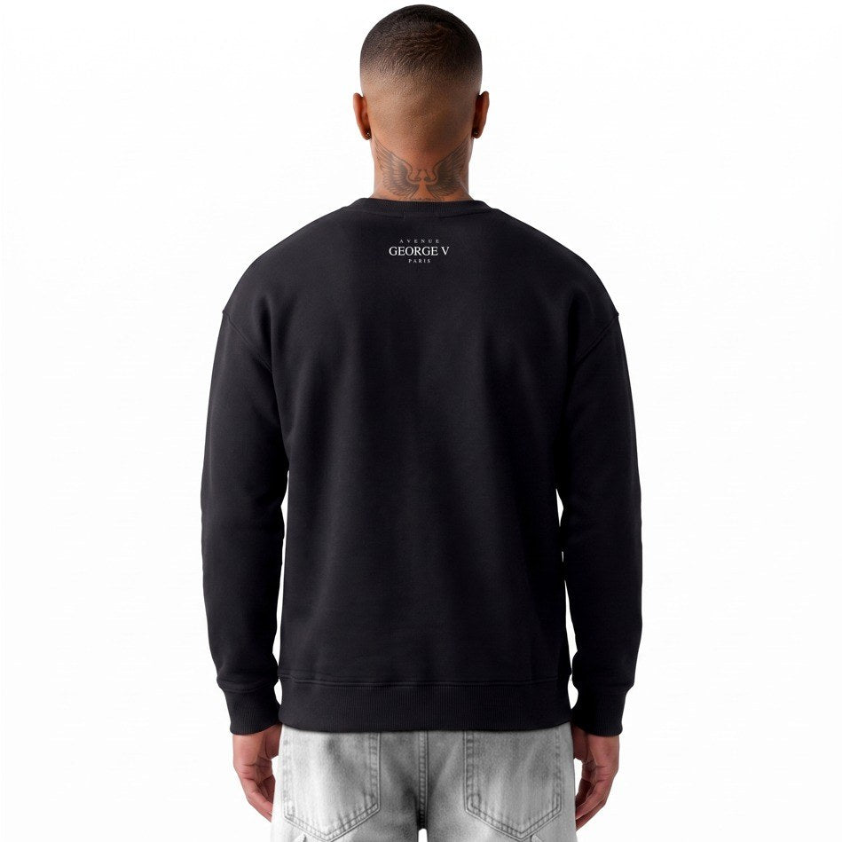 Sweatshirt Skull — Noir, dos