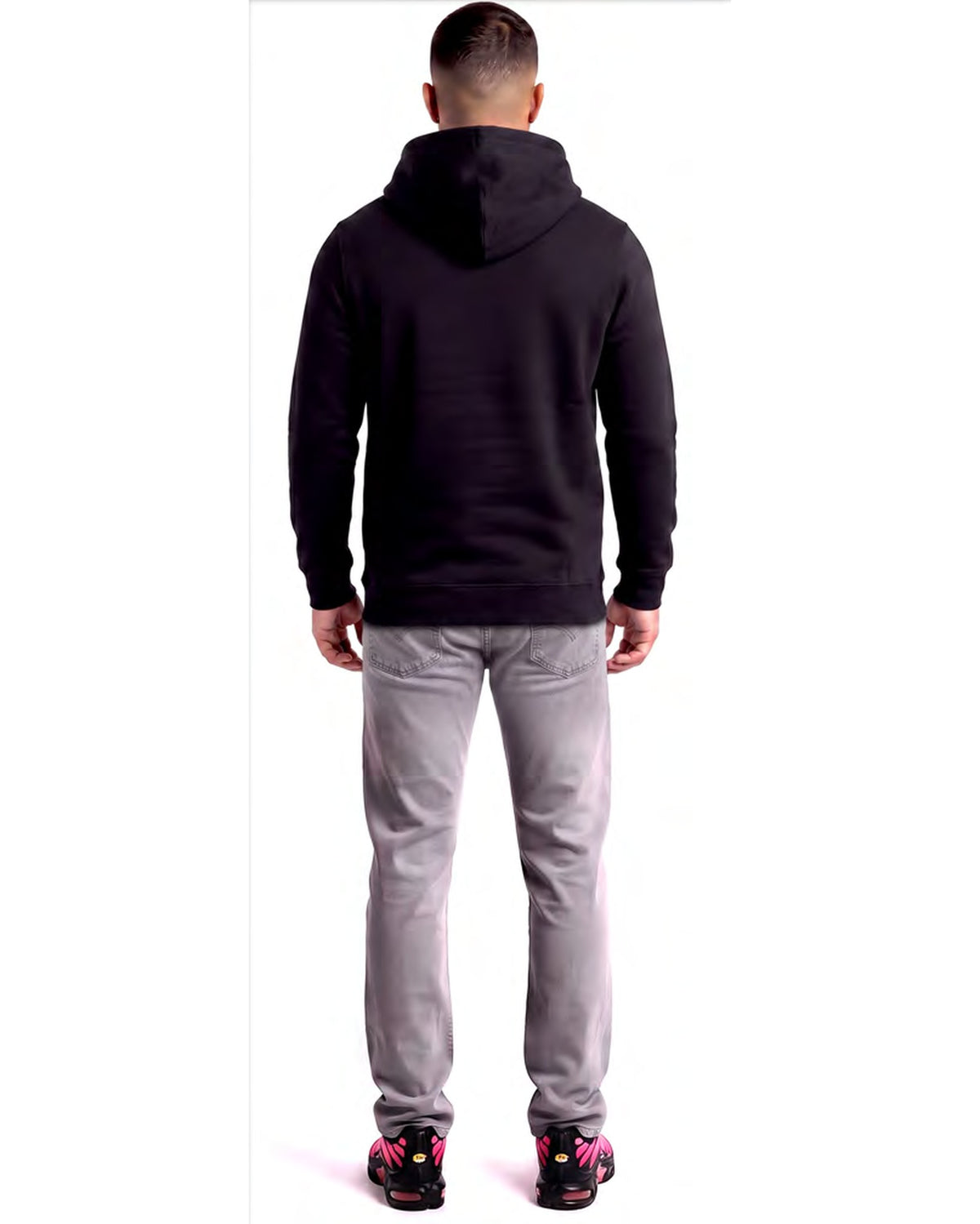 Hoodie Looney — Noir, dos