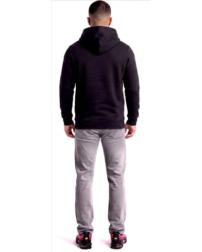 Hoodie Looney — Noir, dos