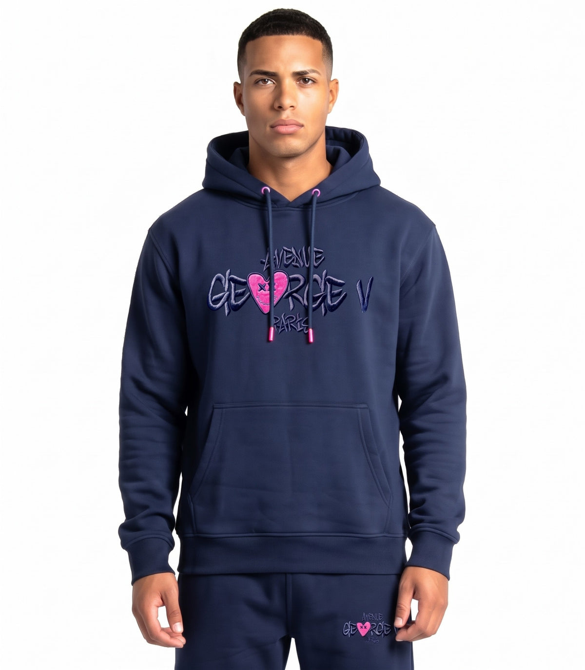Ensemble Graffiti Heart — Marine, détail