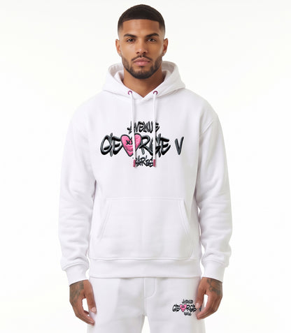 Ensemble Graffiti Heart — Blanc, détail