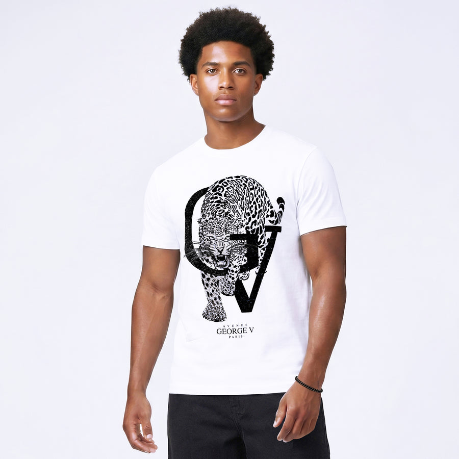 T-shirt Crystal Leopard