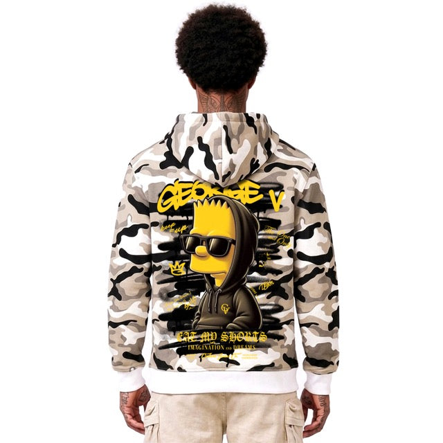 Camo Bart Hoodie