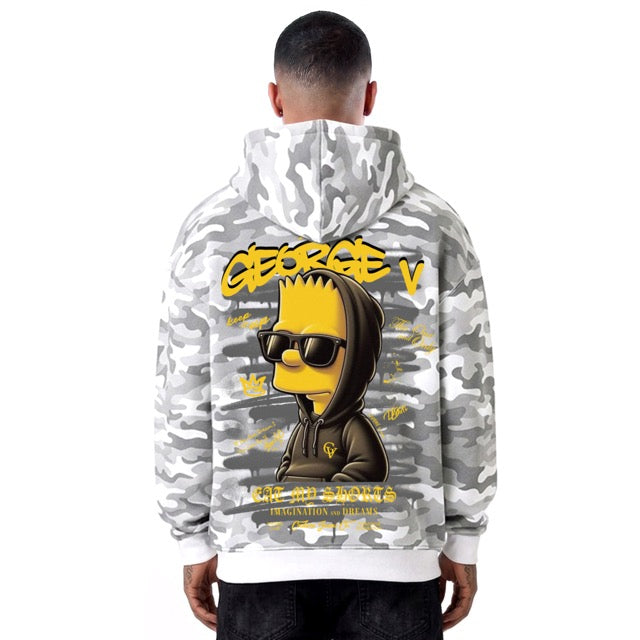 Camo Bart Hoodie