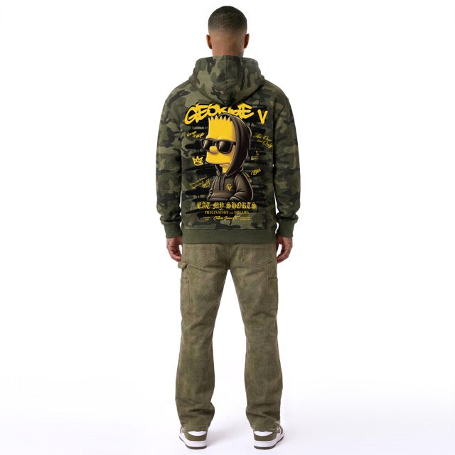 Camo Bart Hoodie