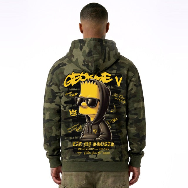 Camo Bart Hoodie