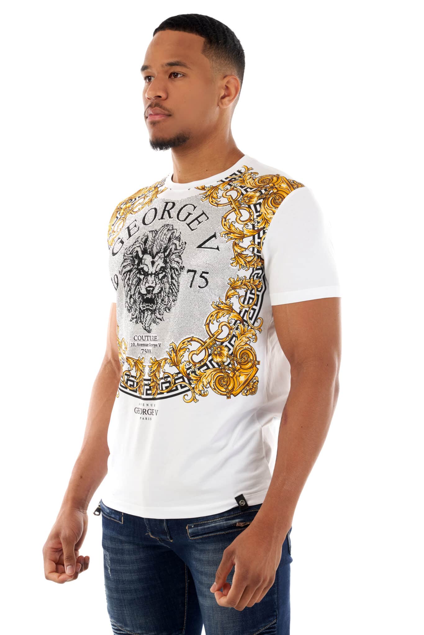 T-shirt GV baroque lion