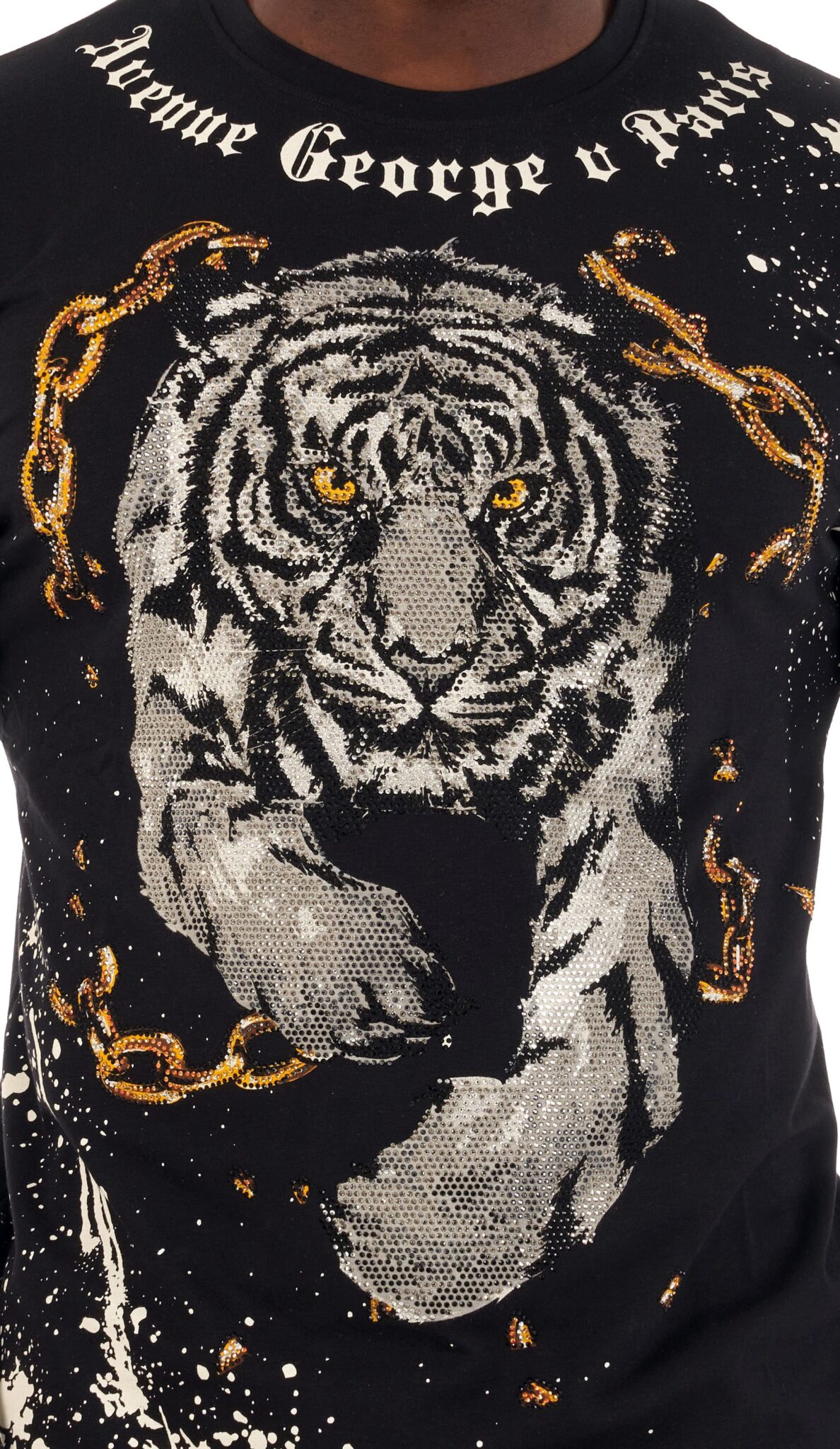 T-shirt GV white tiger